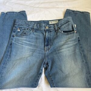 AG Ex Boyfriend Slouchy Slim Jeans Size 27 Japanese Fabric